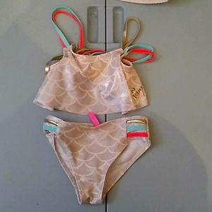 Baby girls two piece swim outfit